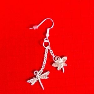 Handcrafted dragonfly earrings